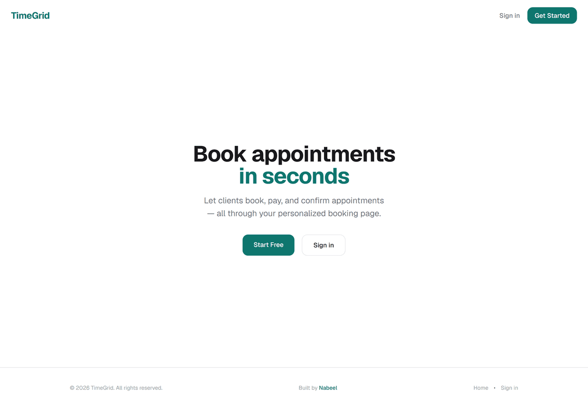 TimeGrid — Appointment Booking screenshot 3